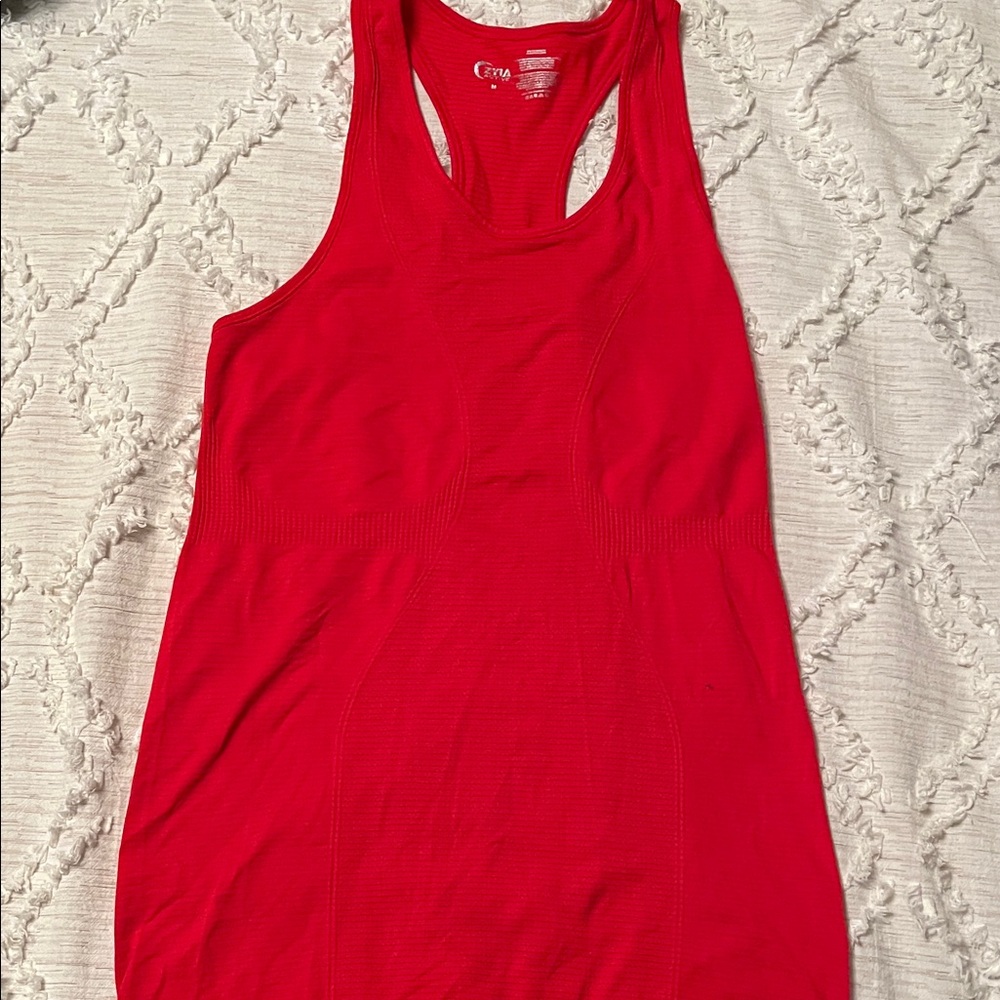 Zyia Active Dynamic Red Tank Top